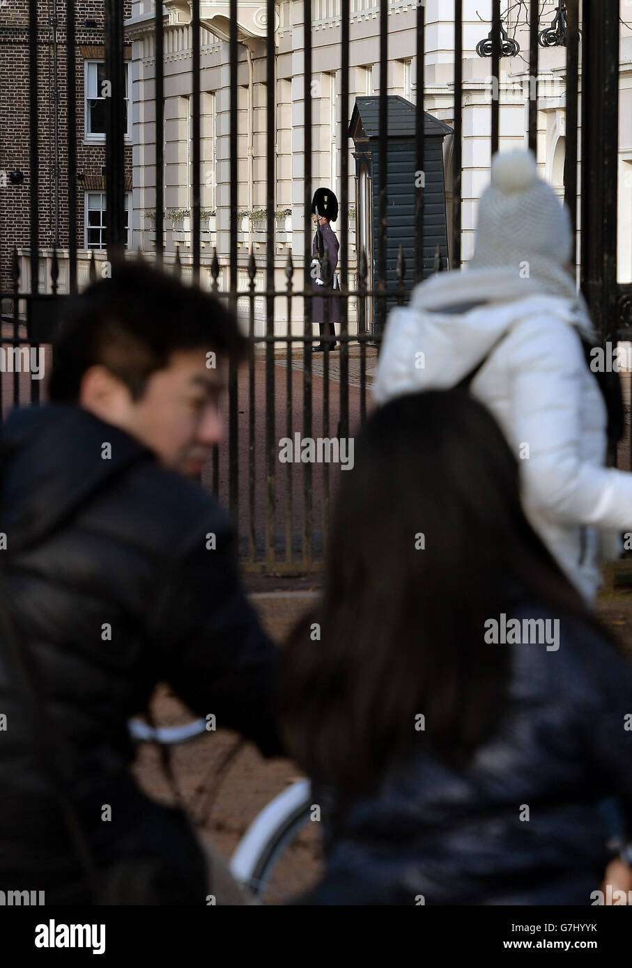 Clarence House le protezioni Foto Stock