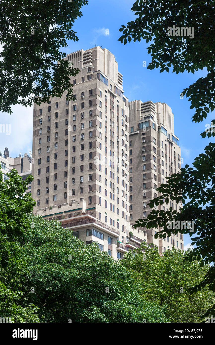 Secolo Appartamenti West Central Park di New York City Foto Stock
