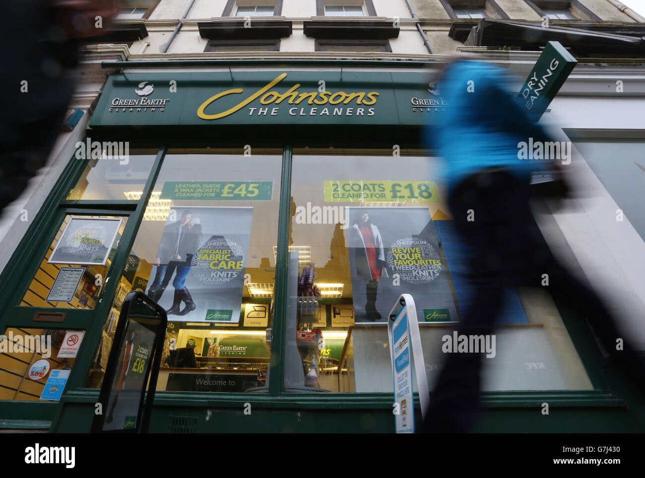 La Johnsons chiusure di diramazione Foto Stock