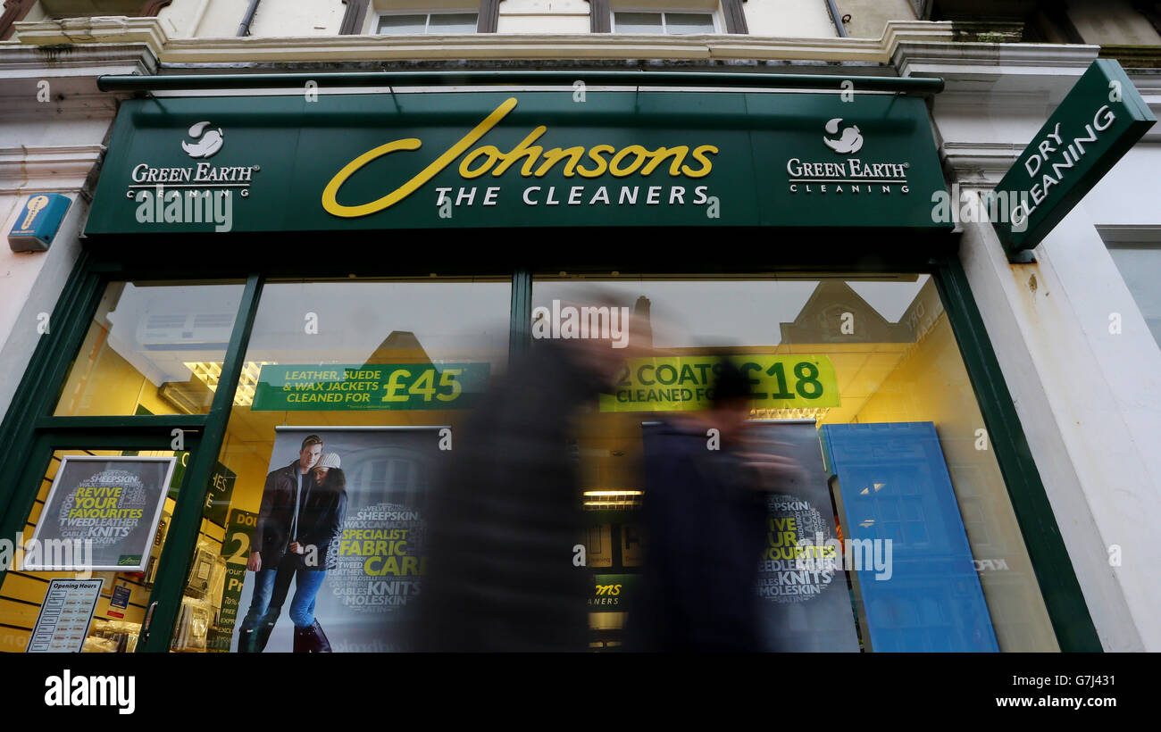 La Johnsons chiusure di diramazione Foto Stock