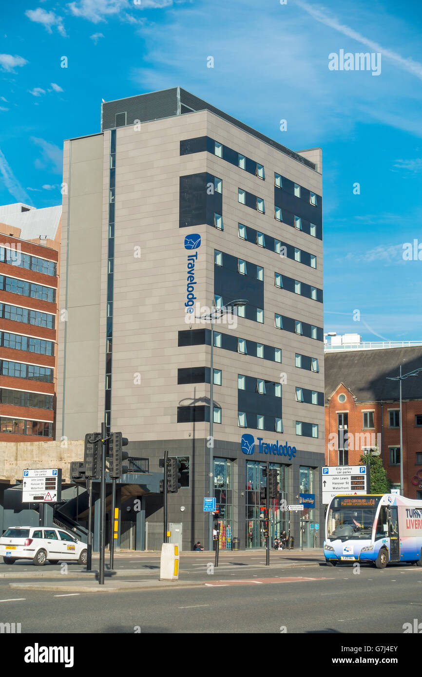 Travelodge Strand Liverpool Regno Unito Foto Stock