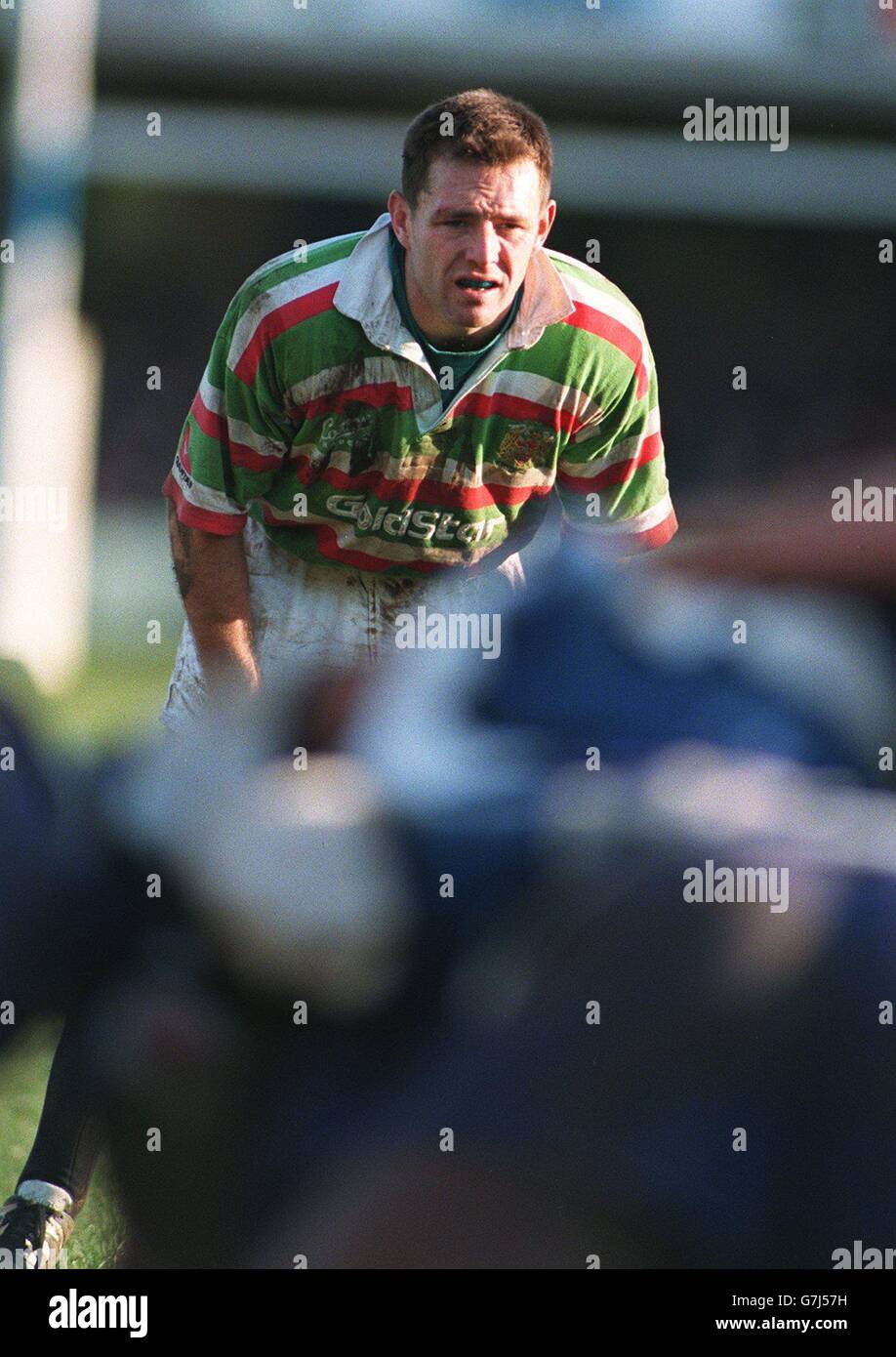 Rugby Union .Pilkington Cup. Bagno e Leicester. Joel Stranky, Leicester Foto Stock