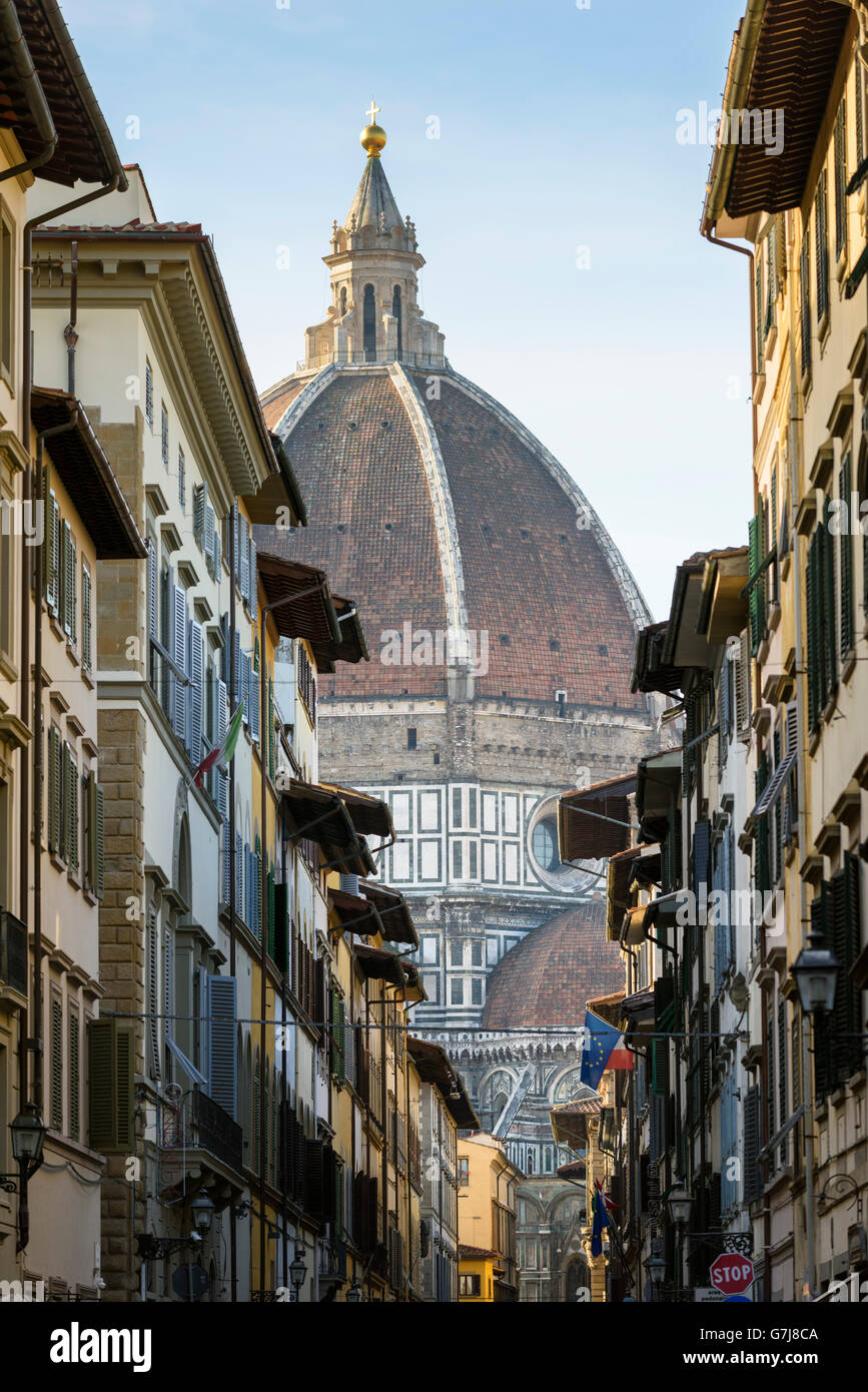 Firenze. L'Italia. La cupola del Brunelleschi della Basilica di Santa