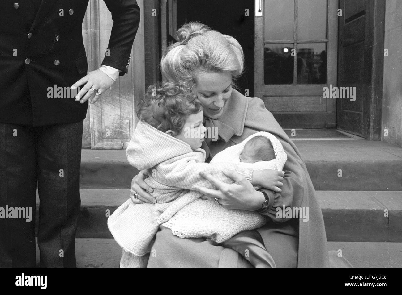 Royalty - La Principessa Michael del Kent e famiglia - St Mary's Hospital, Paddington Foto Stock