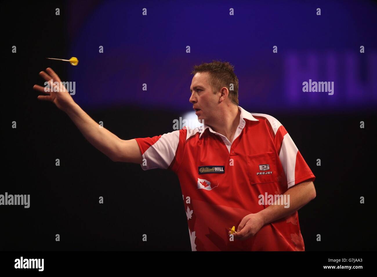 Freccette - 2014 William Hill mondo freccette campionato - Giorno 2 - Alexandra Palace Foto Stock