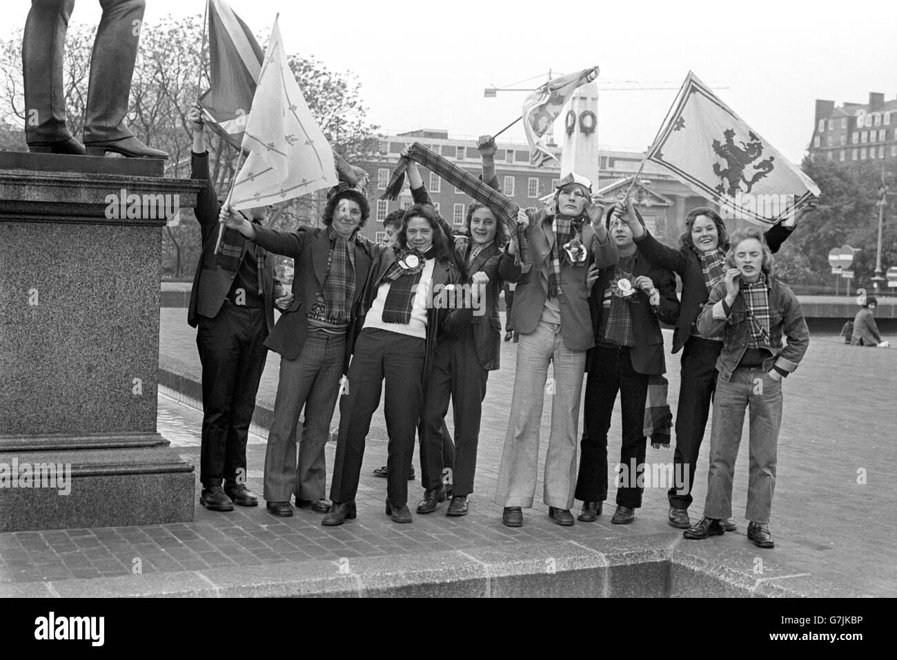 Calcio - Home International Championship - Inghilterra e Scozia - Pre Match - Ventole - Londra Foto Stock