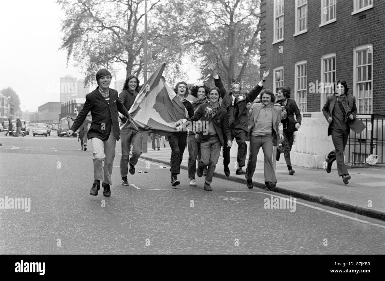 Calcio - Home International Championship - Inghilterra e Scozia - Pre Match - Ventole - Londra Foto Stock