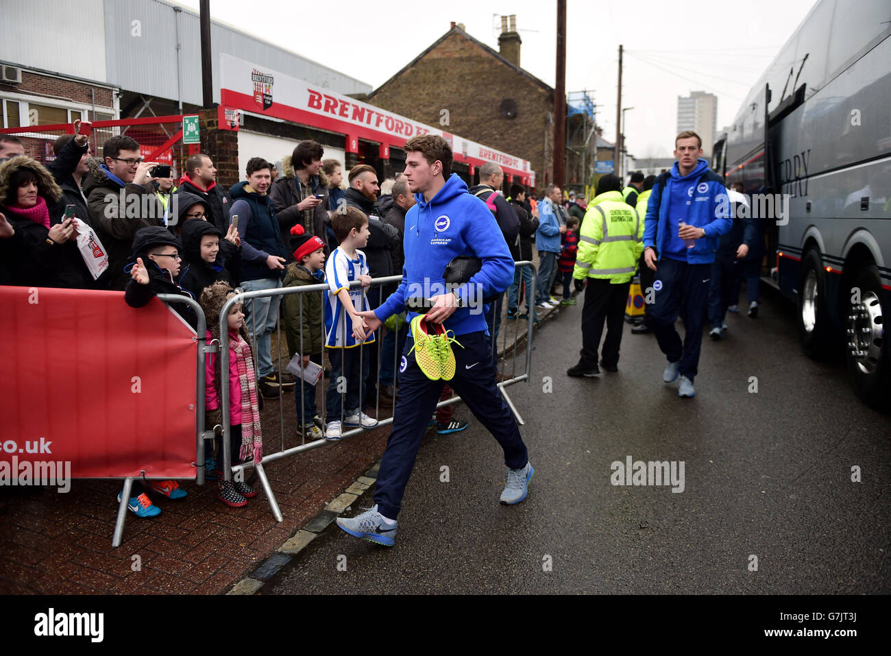 Calcio - FA Cup - Terzo Round - Brentford v Brighton e Hove Albion - Griffin Park Foto Stock