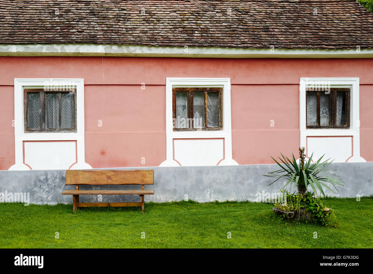 Un villaggio tradizionale casa di Stara Kapela, Croazia Foto Stock