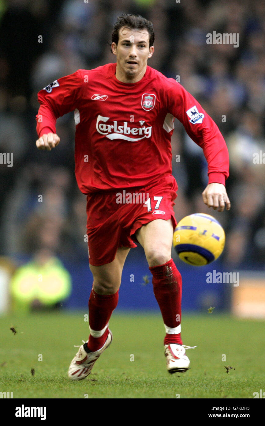 Calcio - fa Barclays Premiership - Everton / Liverpool. Josemi, Liverpool Foto Stock