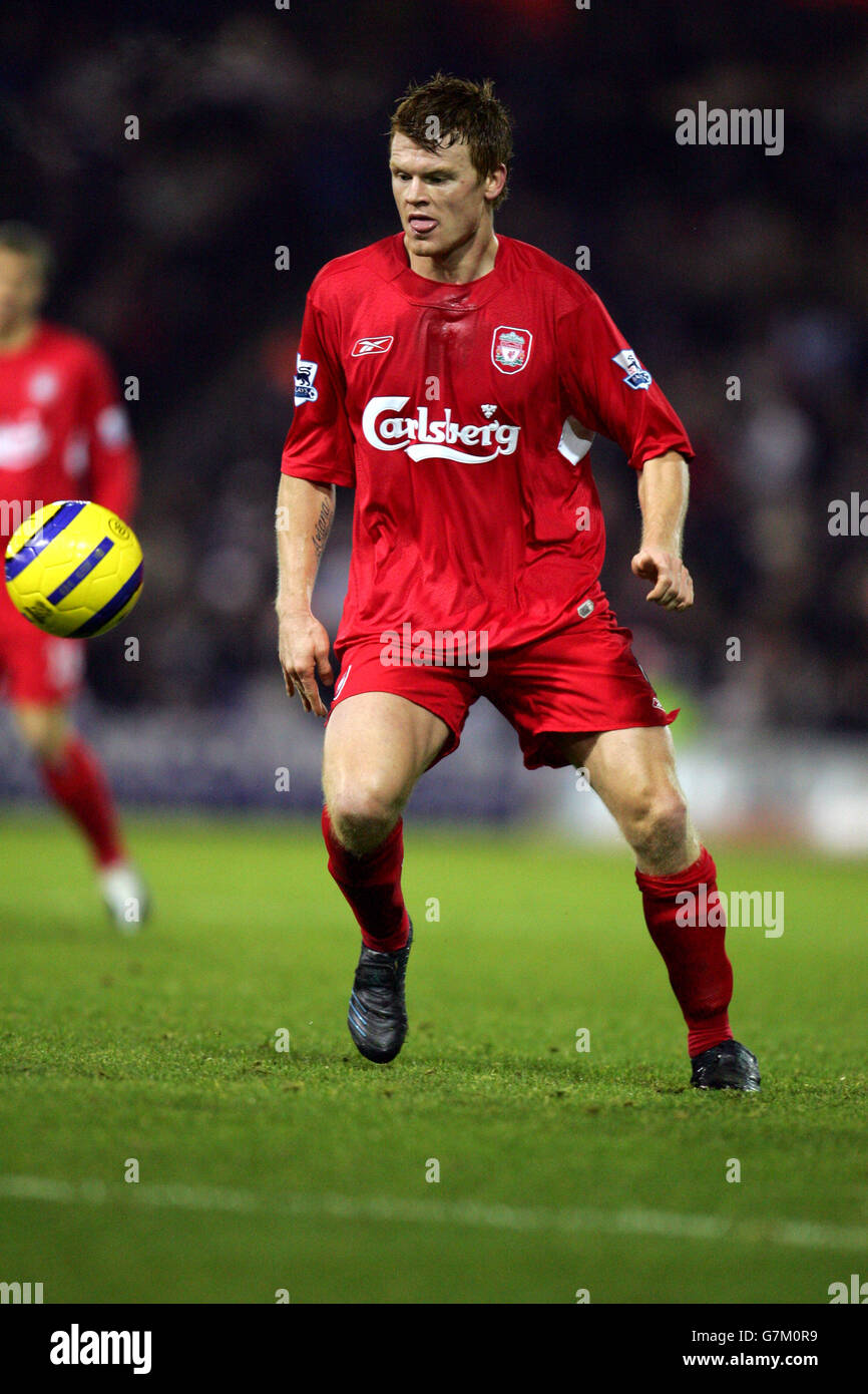 Calcio - fa Barclays Premiership - West Bromwich Albion / Liverpool. John Arne Riise, Liverpool Foto Stock