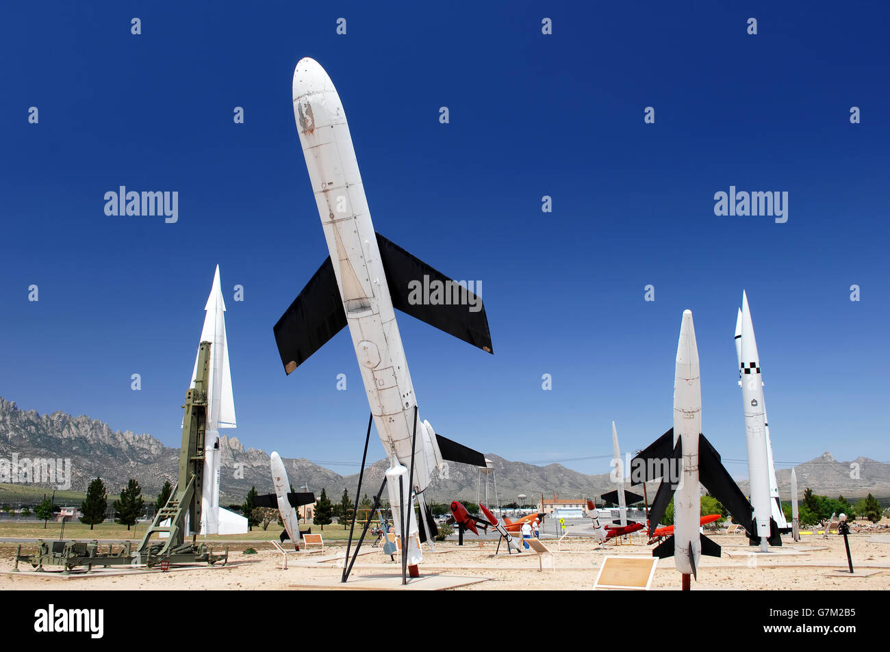 White Sands Missile Range parco del missile in Nuovo Messico.. Foto Stock