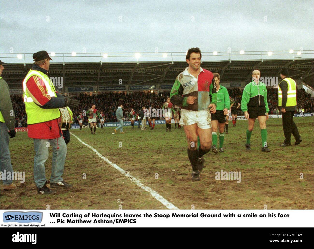 Rugby Union -Pilkington Cup Quarti di Finale - arlecchini v Saraceni Foto Stock