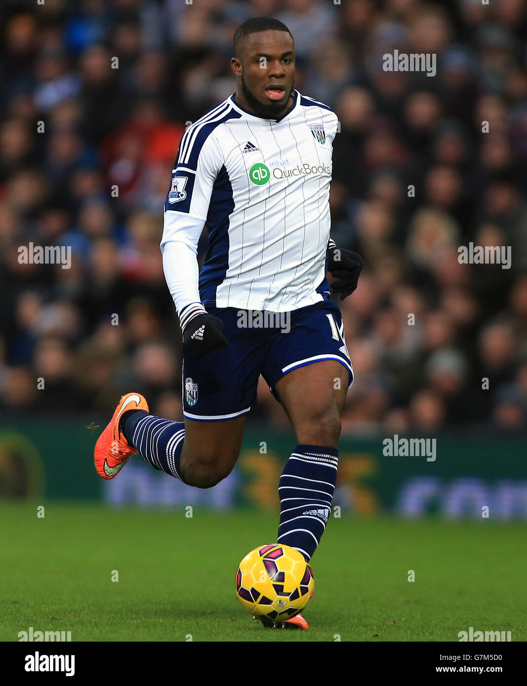 Calcio - Barclays Premier League - West Bromwich Albion v Tottenham Hotspur - The Hawthornes. West Bromwich Albion Victor Anichebe Foto Stock