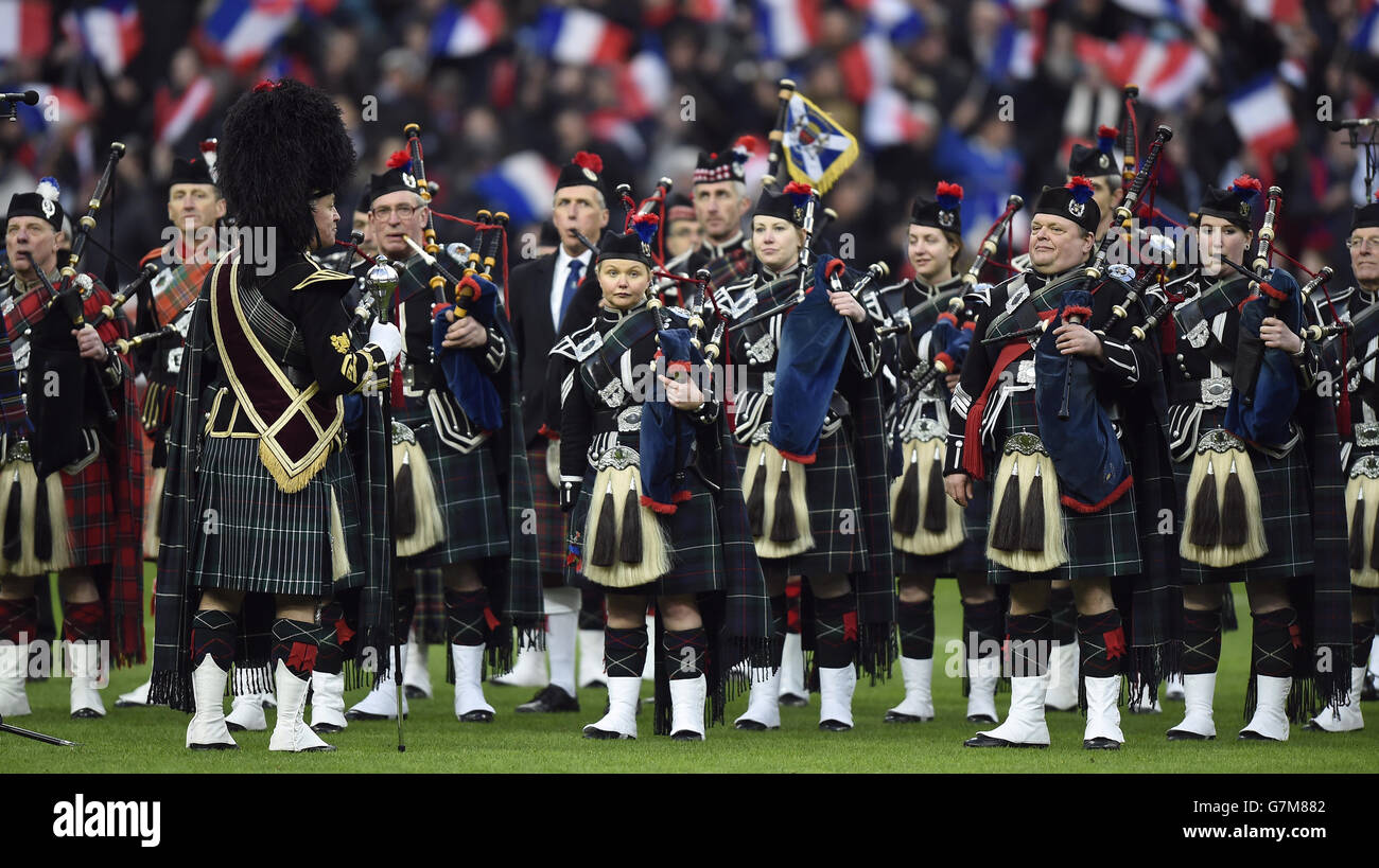 Rugby Union - 2015 RBS Sei Nazioni - Francia v Scozia - Stade de France Foto Stock