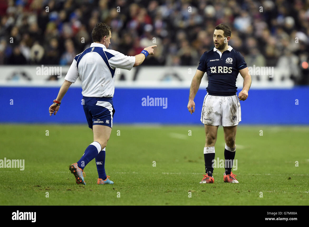 Rugby Union - 2015 RBS Sei Nazioni - Francia v Scozia - Stade de France Foto Stock