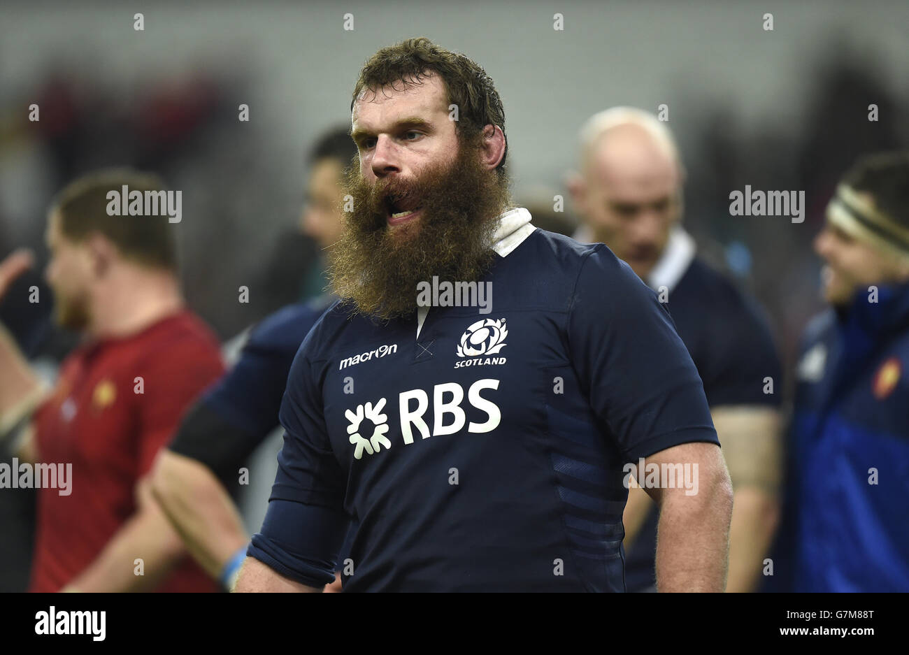 Rugby Union - 2015 RBS Sei Nazioni - Francia v Scozia - Stade de France Foto Stock