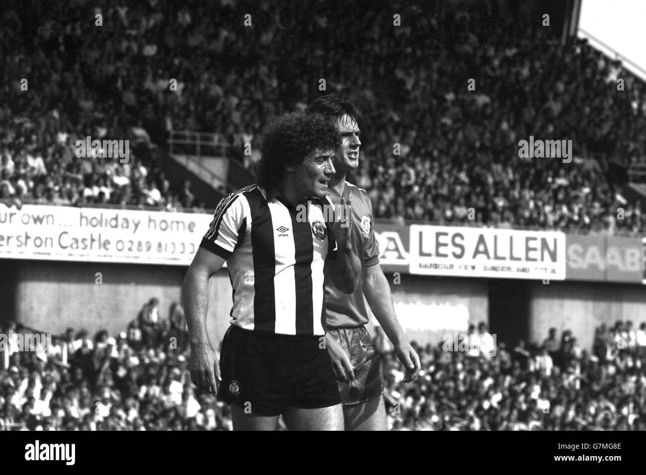 Kevin Keegan debutta per Newcastle United al St James' Park, dove suonavano i Queens Park Rangers. Keegan ha segnato l'unico gol del gioco. Foto Stock