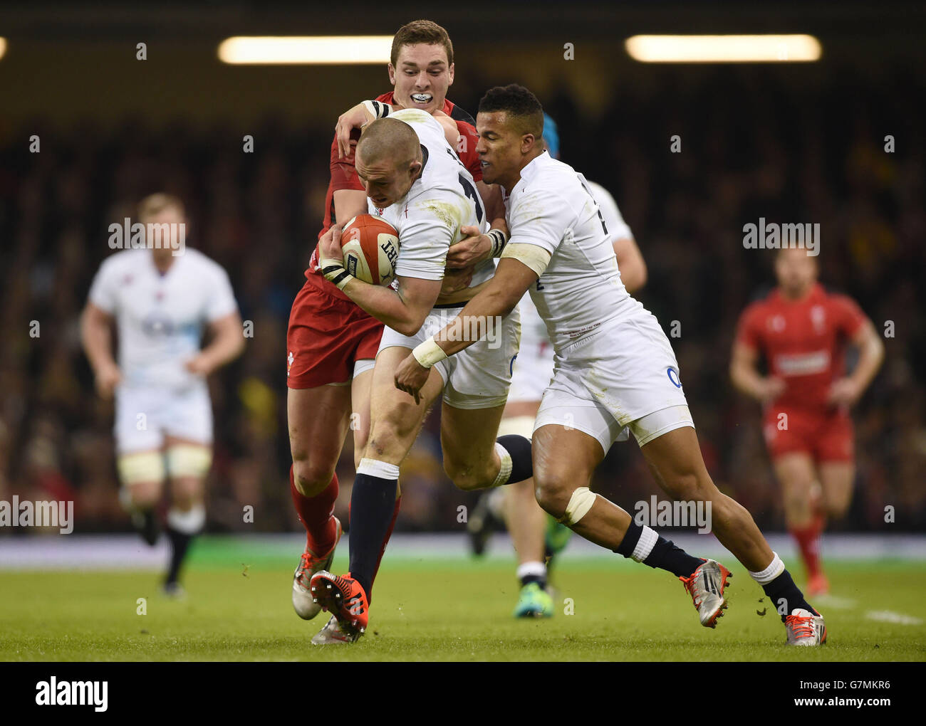 Rugby Union - 2015 RBS Sei Nazioni - Galles v Inghilterra - Millennium Stadium Foto Stock