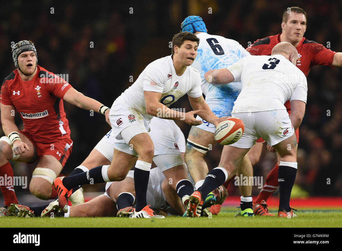 Rugby Union - 2015 RBS Sei Nazioni - Galles v Inghilterra - Millennium Stadium Foto Stock