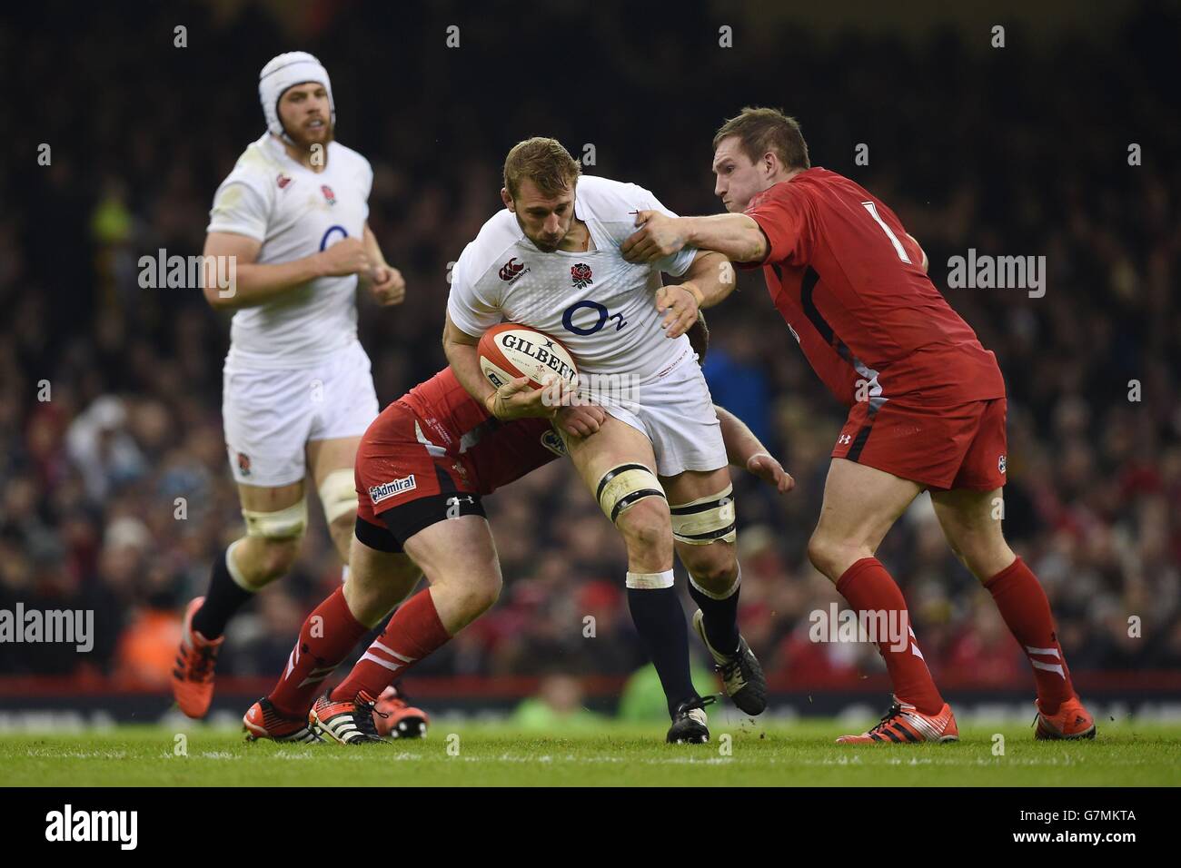 Rugby Union - 2015 RBS Sei Nazioni - Galles v Inghilterra - Millennium Stadium Foto Stock