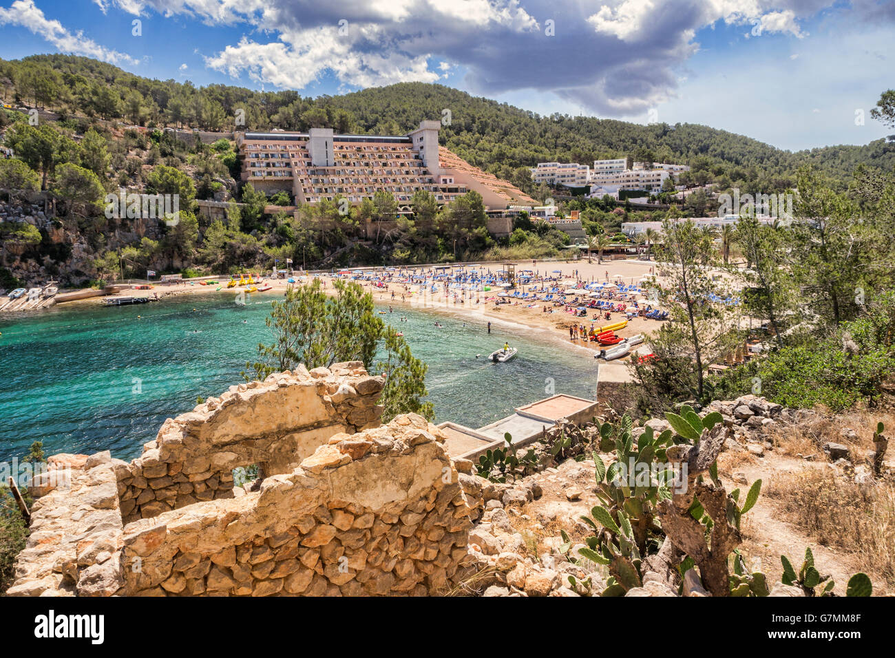 Puerto de San Miguel, Ibiza, Spagna. Foto Stock
