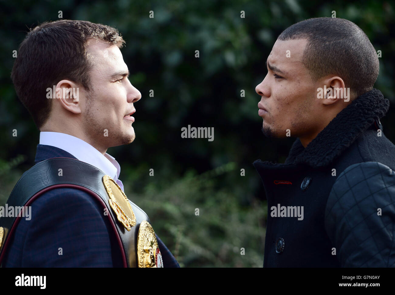 Boxing - Chris Eubank Jnr e Dmitry Chudinov Conferenza stampa - Fredericks Ristorante Foto Stock