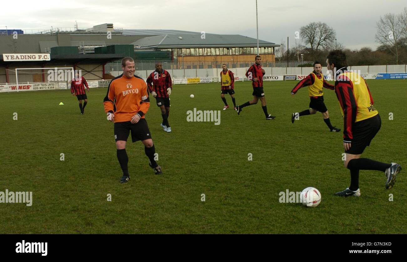 Yeading FA Cup Media Day Foto Stock