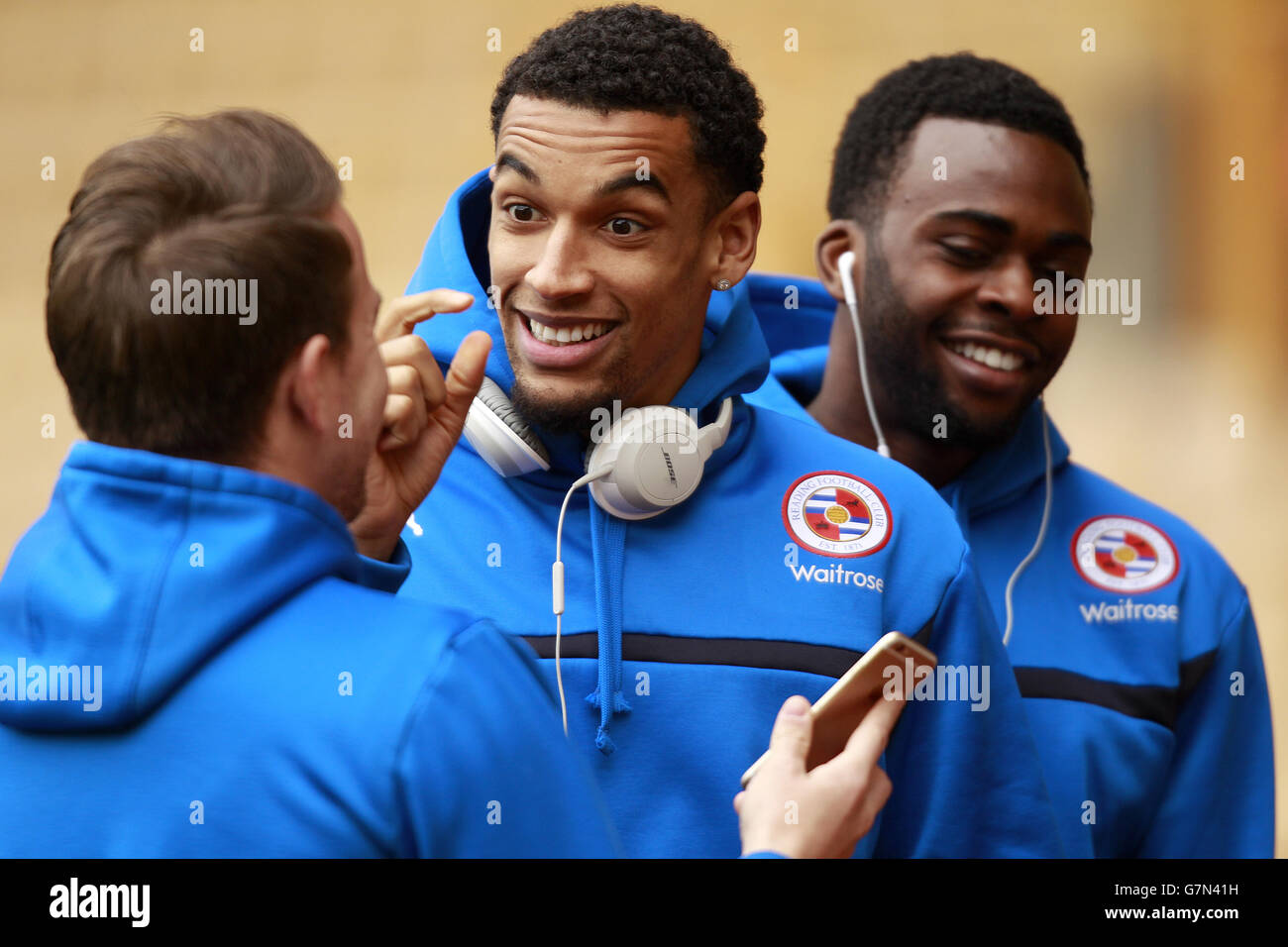 Calcio - Sky Bet Championship - Wolverhampton Wanderers v Reading - Molineux Stadium. Reading's Nick Blackman prima della partita Foto Stock