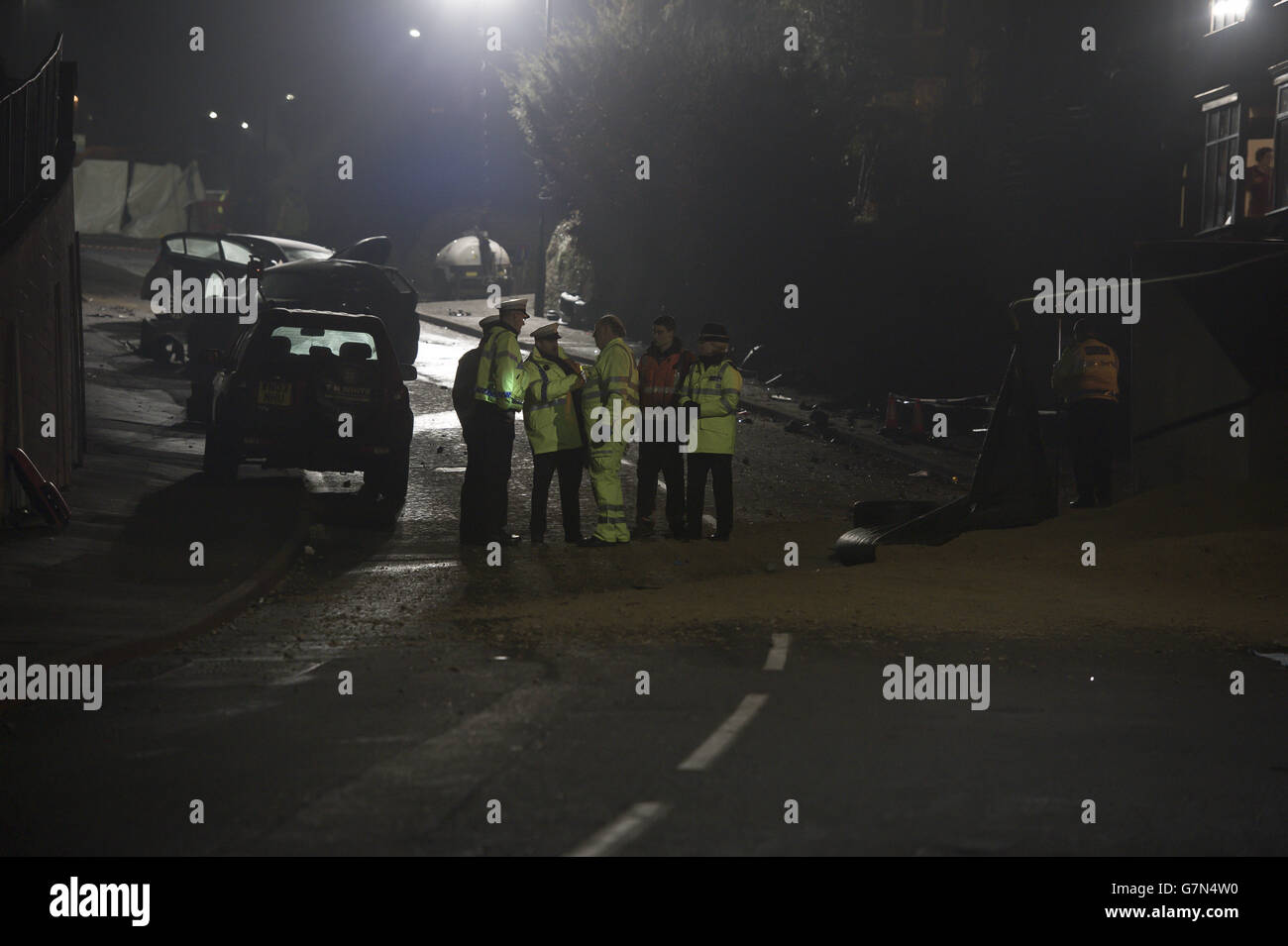 Un ribaltabile incidente nella vasca da bagno Foto Stock