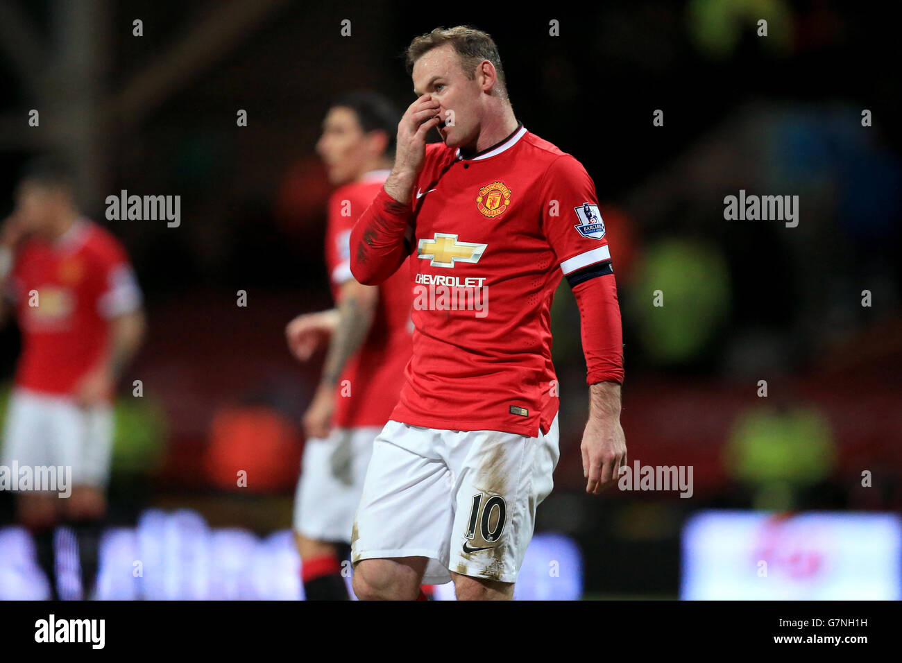 Calcio - fa Cup - Fifth Round - Preston North End v Manchester United - Deepdale. Wayne Rooney di Manchester United Foto Stock