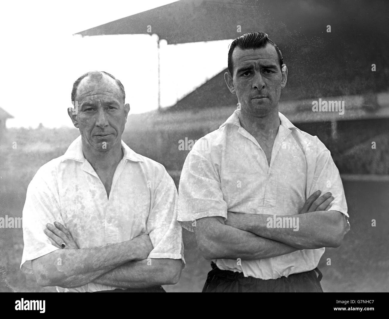 Calcio - Lega Divisione due - West Ham United v Swansea - Upton Park. Ron Burgess (l) e Thomas Kiley (r) di Swansea City. Foto Stock