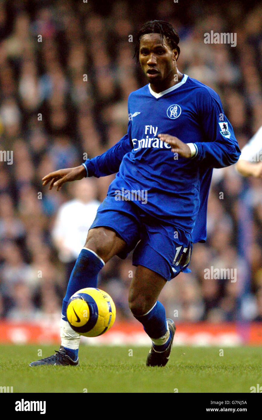 Calcio - fa Barclays Premiership - Tottenham Hotspur v Chelsea. Didier Drogba, Chelsea Foto Stock