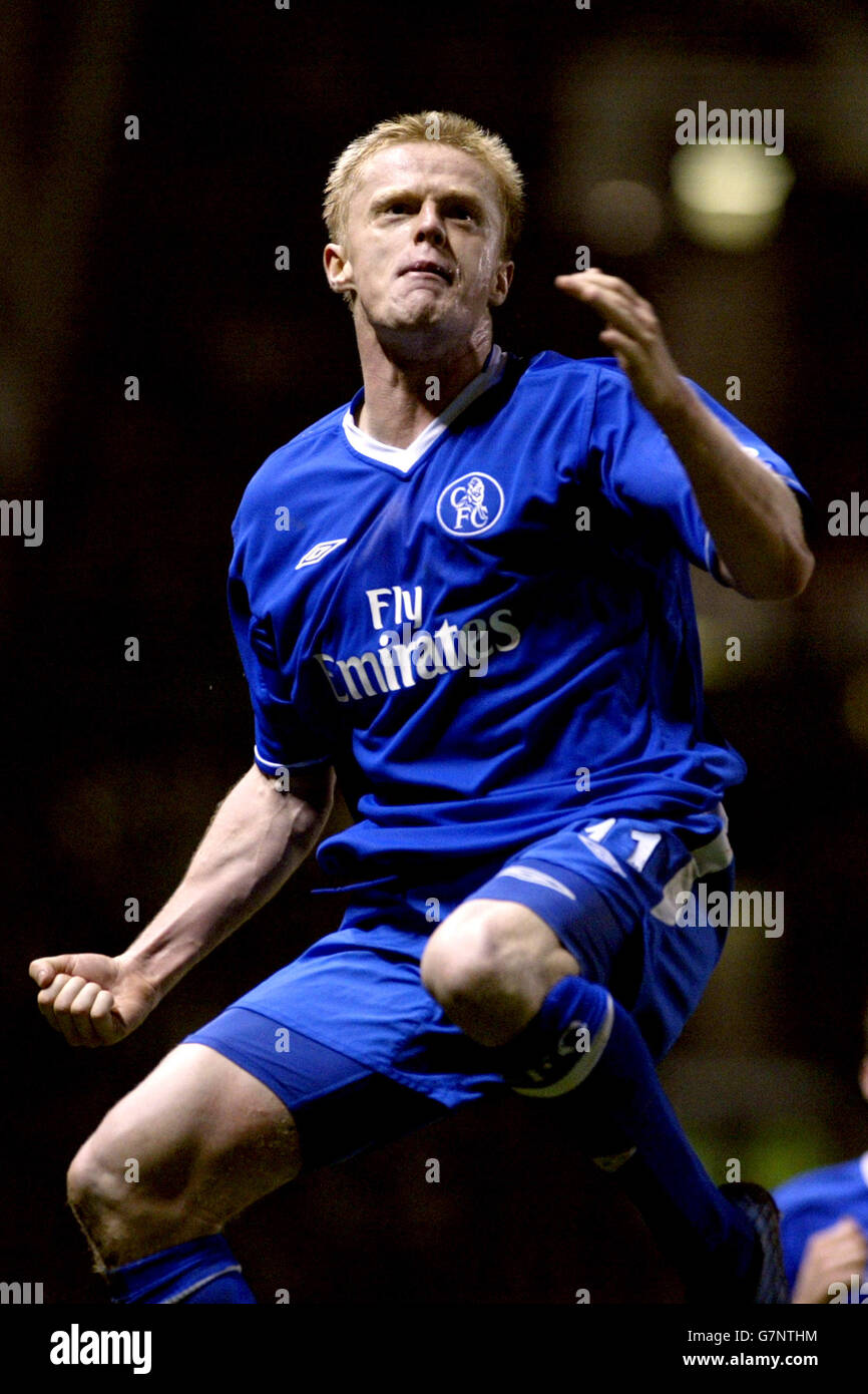 Calcio - Carling Cup - Semi-Final - Seconda tappa - Manchester United v Chelsea - Old Trafford Foto Stock