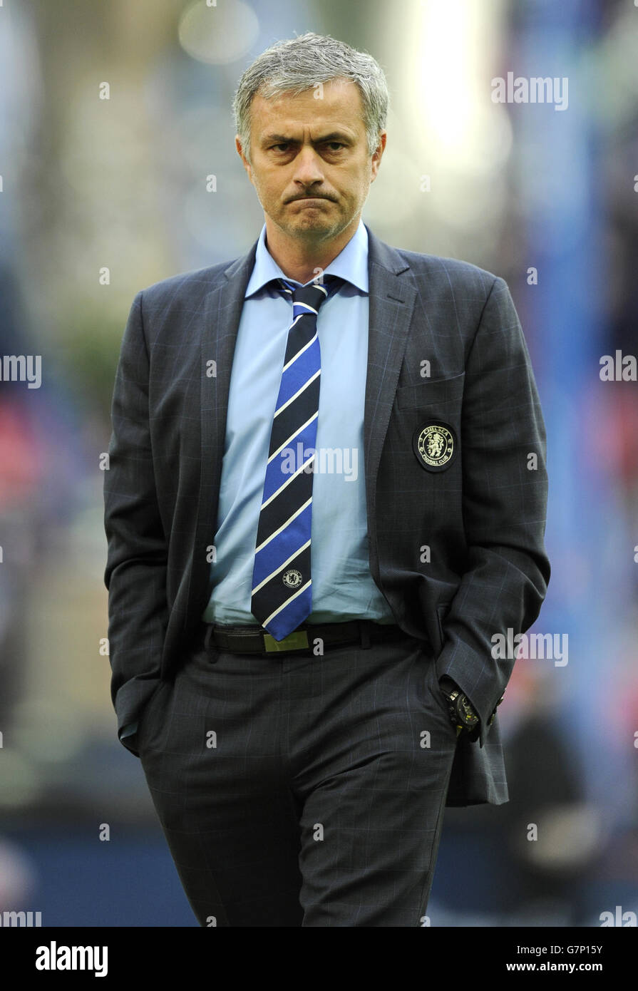 Calcio - Capital One Cup - finale - Chelsea v Tottenham Hotspur - Wembley Stadium. Il manager del Chelsea Jose Mourinho prima della partita Foto Stock