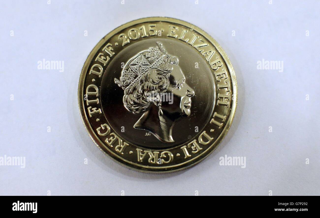 Nuovo royal coin ritratto svelato Foto Stock
