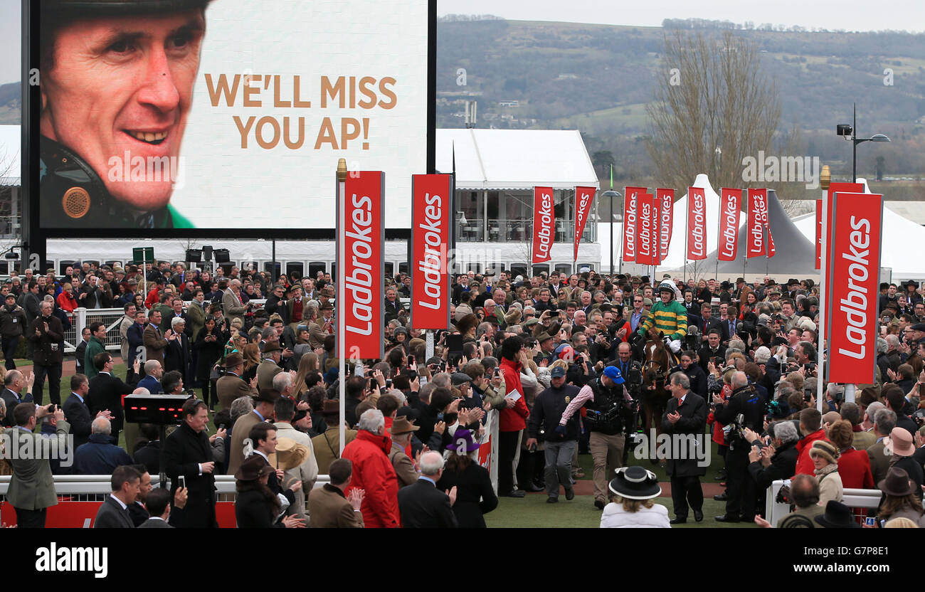 Horse Racing - 2015 Cheltenham Festival - il giorno di San Patrizio - Cheltenham Racecourse Foto Stock