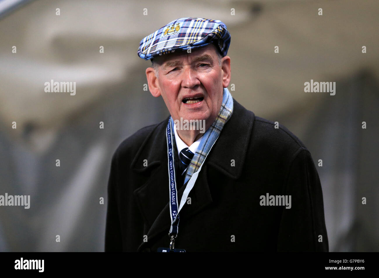 Calcio - UEFA Champions League - Round of 16 - prima tappa - Manchester City / Barcellona - Etihad Stadium. Bernard Halford, segretario del Manchester City Club Foto Stock