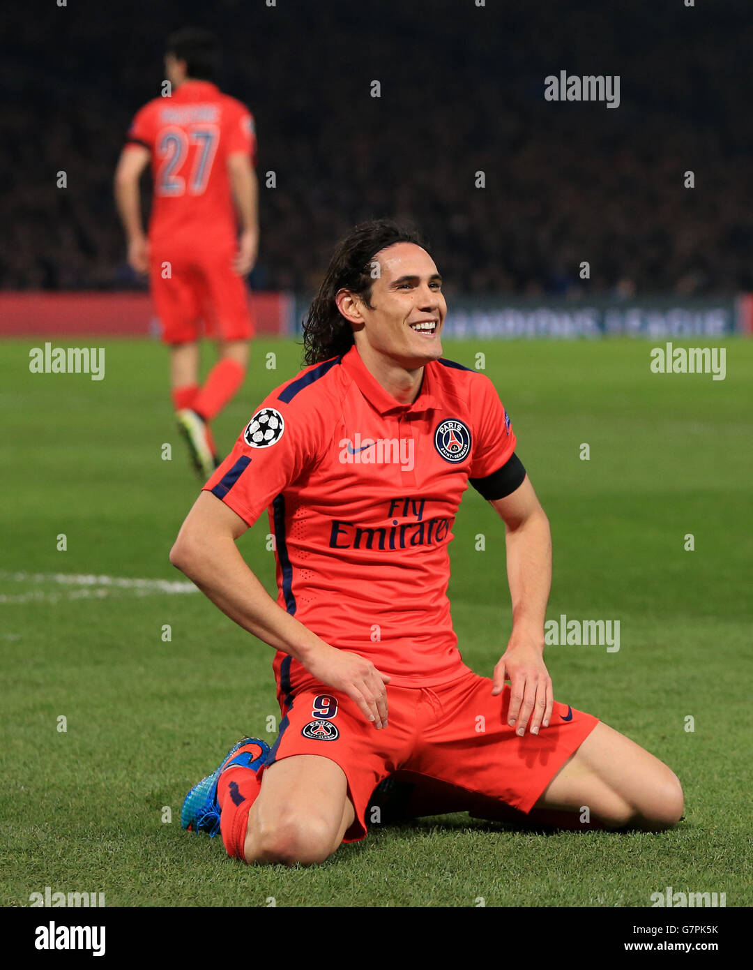 Soccer - UEFA Champions League - Turno di 16 - Seconda tappa - Chelsea v Paris St Germain - Stamford Bridge Foto Stock