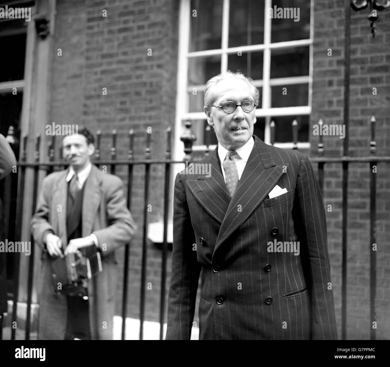 Politica - Il vincitore del Premio Nobel - Philip Noel-Baker - Downing Street, Londra Foto Stock
