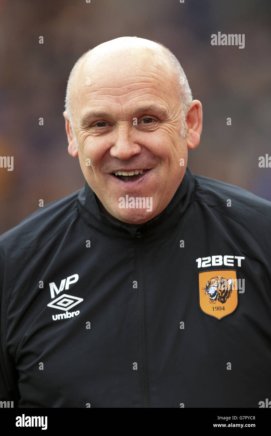 Calcio - Barclays Premier League - Stoke City v Hull City - Britannia Stadium. Mike Phelan, assistente manager di Hull City Foto Stock