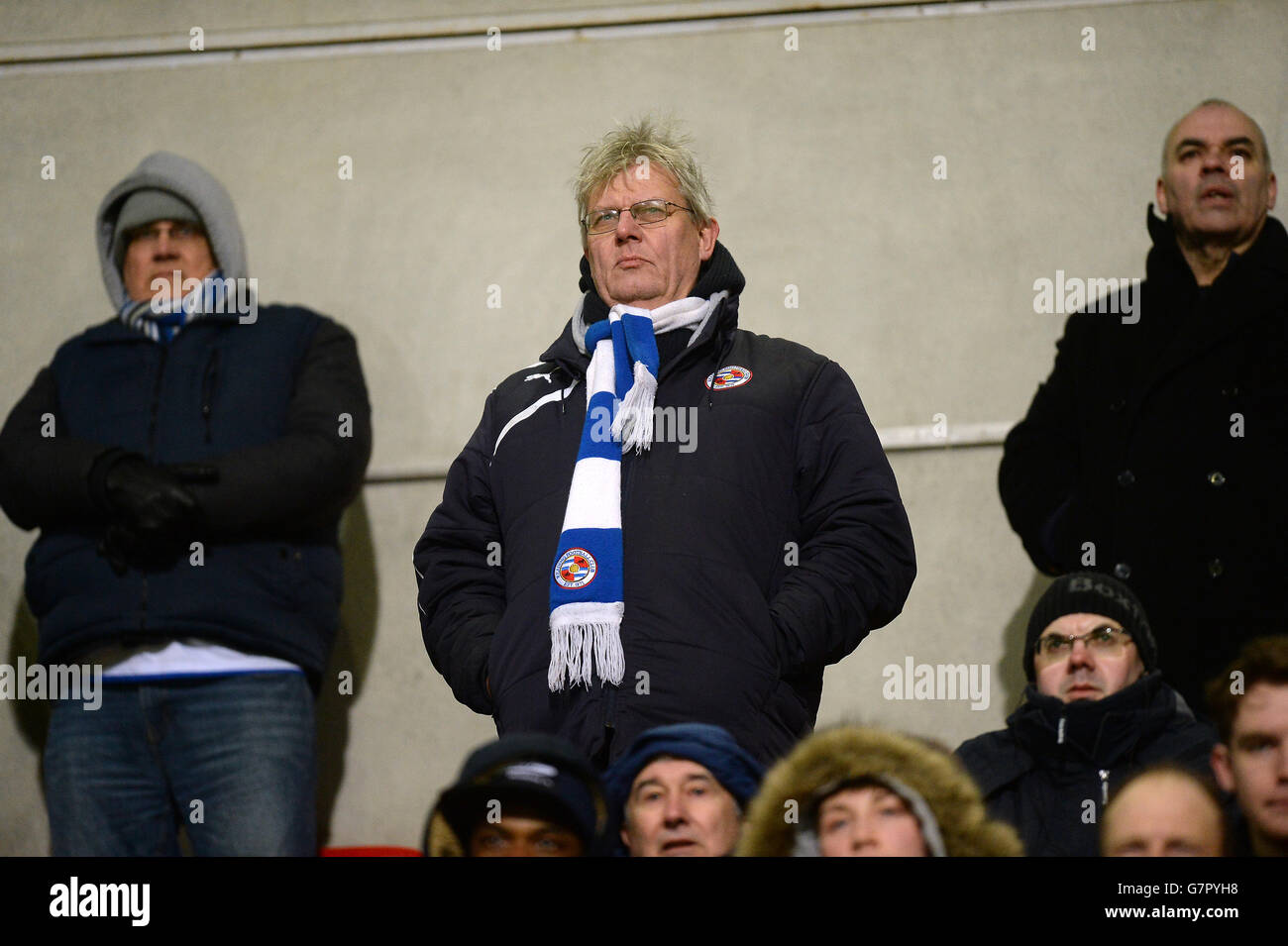 Calcio - Sky Bet Championship - Bolton Wanderers v Reading - Macron Stadium. Gli appassionati di lettura negli stand del Macron Stadium Foto Stock