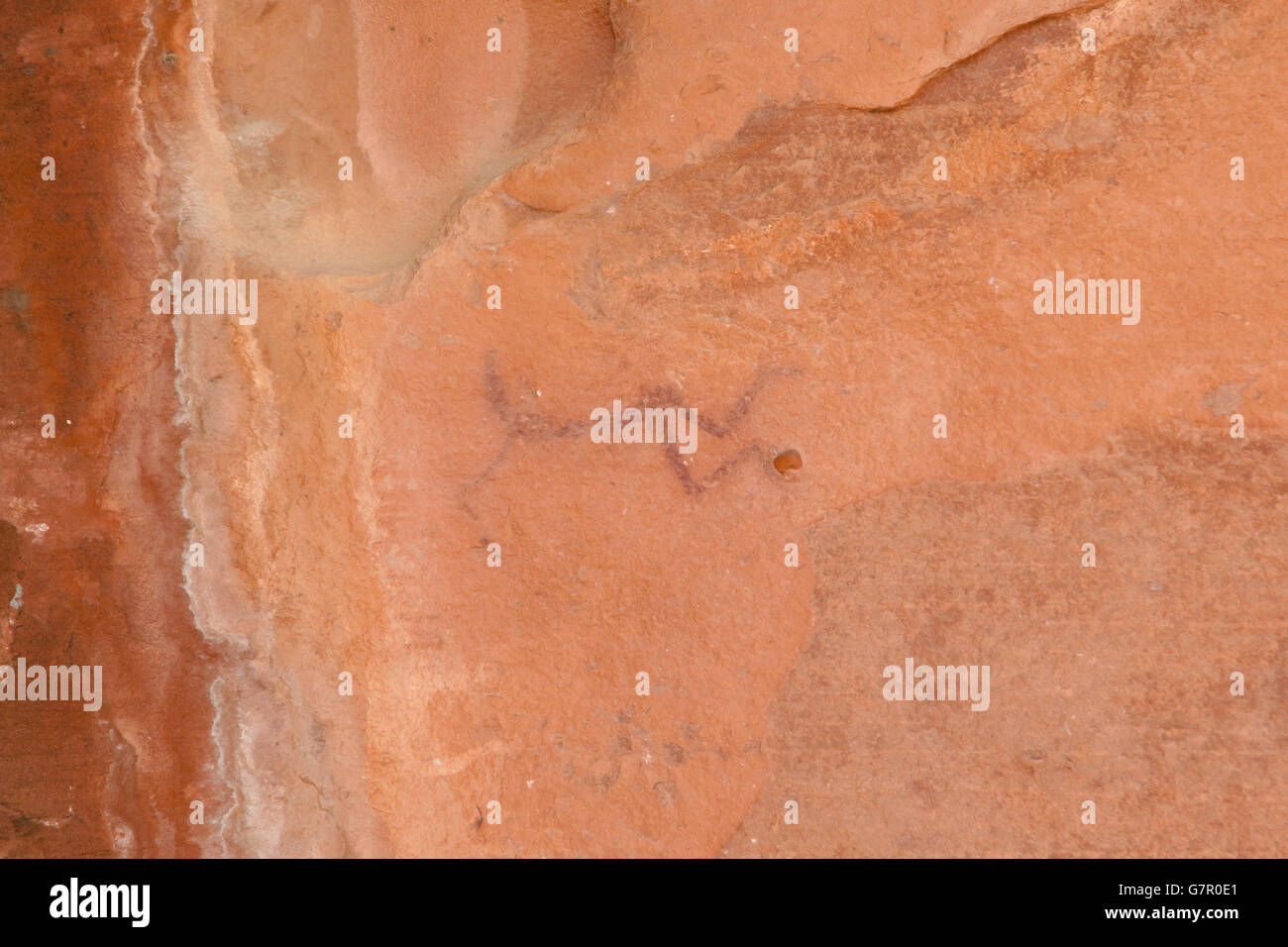 Pitture rupestri preistoriche - Albarracin - Spagna Foto Stock