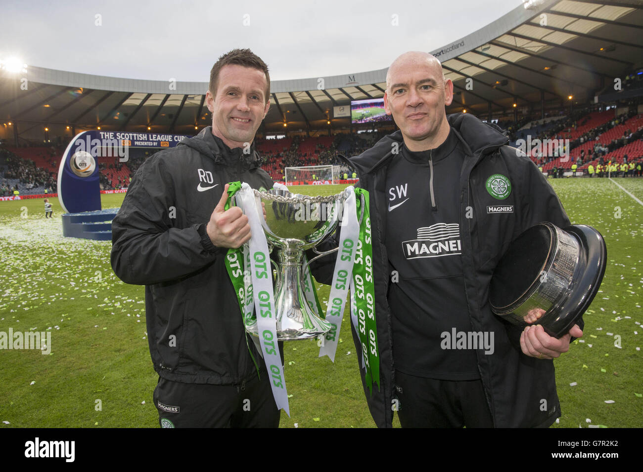 Calcio - QTS Scottish finale di League Cup - Dundee United V Celtic - Hampden Park Foto Stock