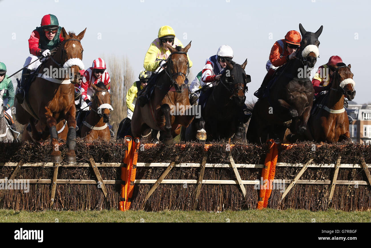 Horse Racing - William Hill Imperial Cup giorno - Sandown Racecourse Foto Stock