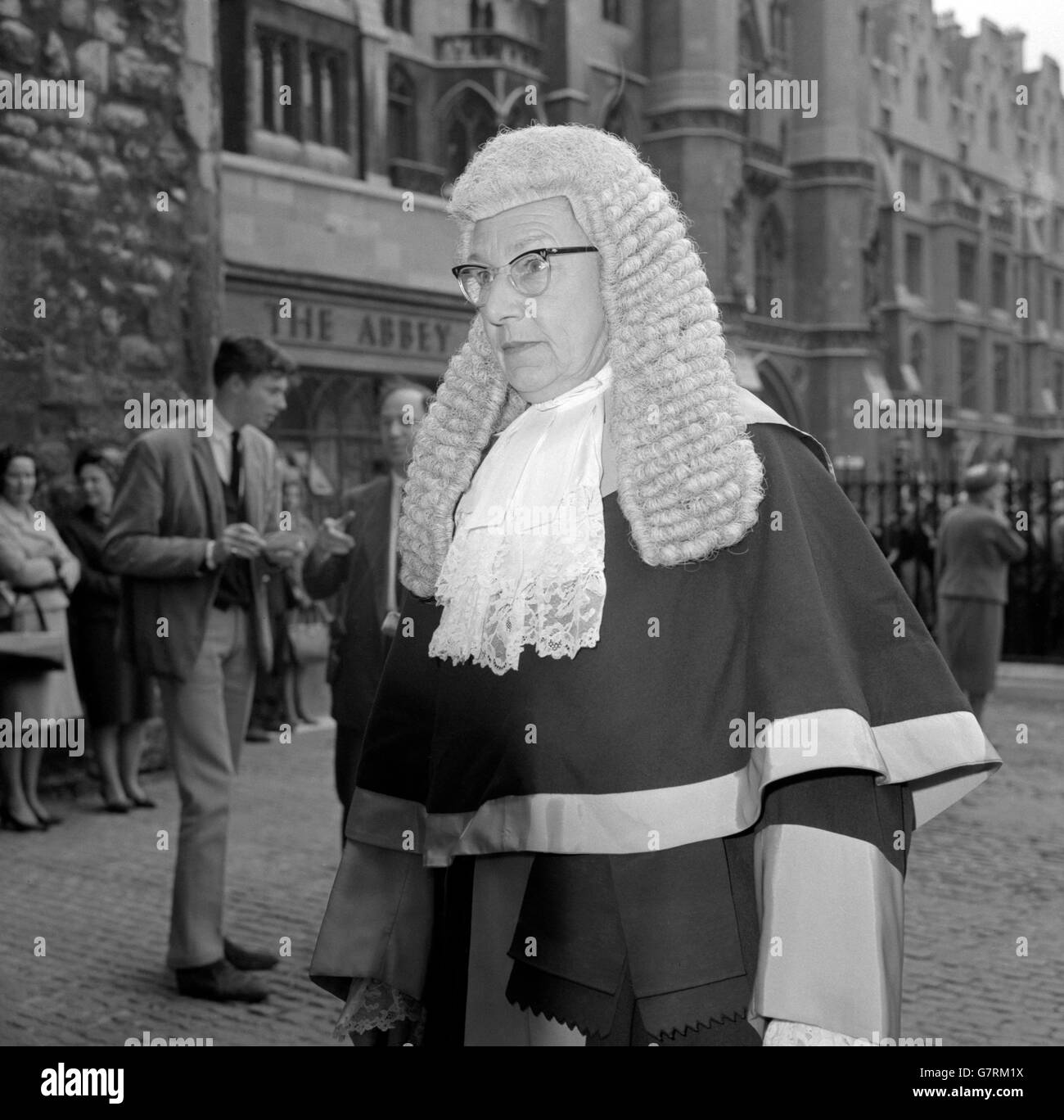 Giudice Elizabeth Lane, QC, che diventerà la prima donna britannica High Court, raffigurata a Londra. È uno dei cinque nuovi giudici dell'alta Corte di nome, e sarà assegnata alla Divisione Probates, divorzio e Ammiragliato. Foto Stock