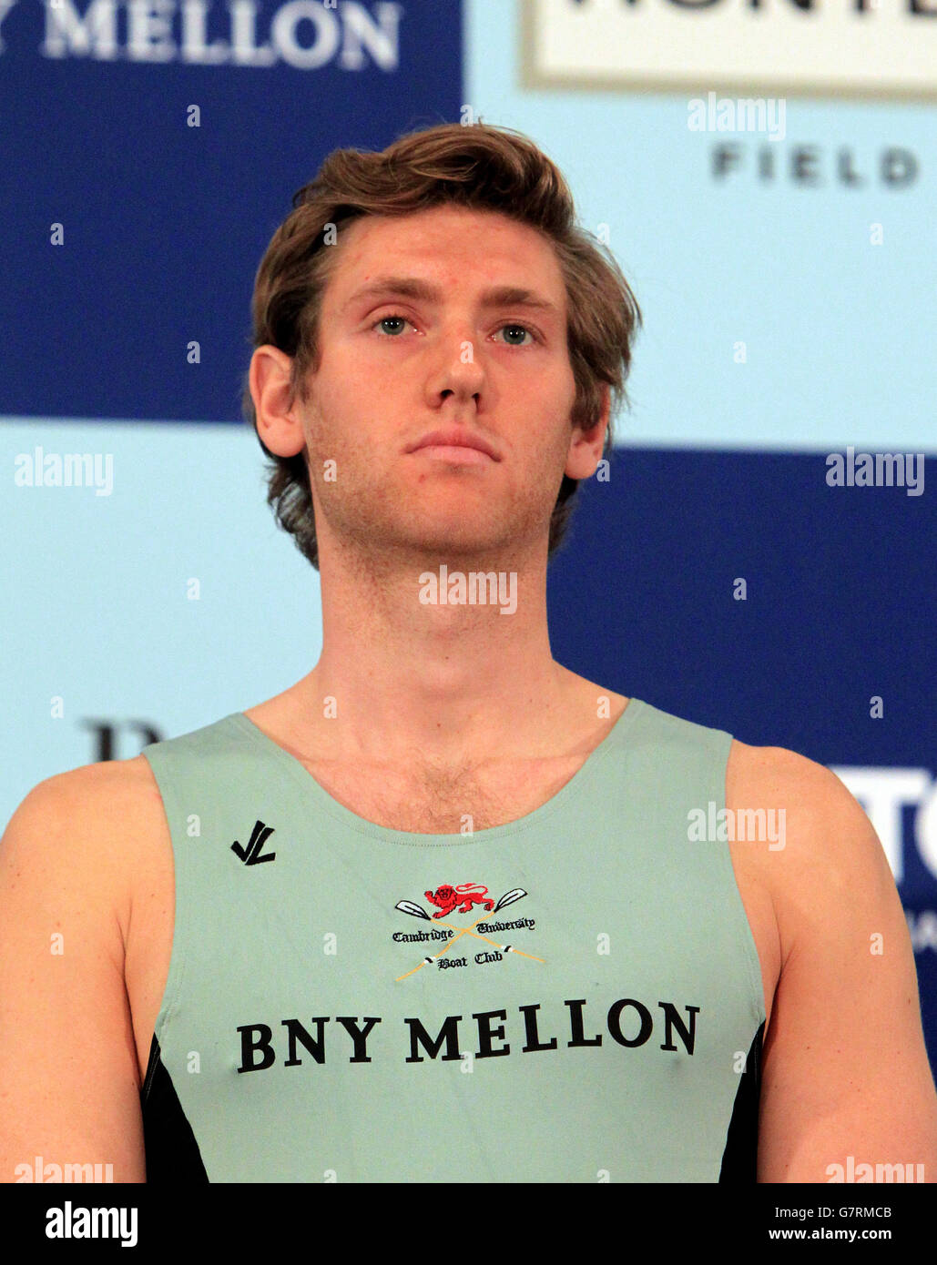 Canottaggio - 2015 BNY Mellon Boat Race - Oxford v Cambridge - Squad annuncio - Accademia Reale delle Arti Foto Stock