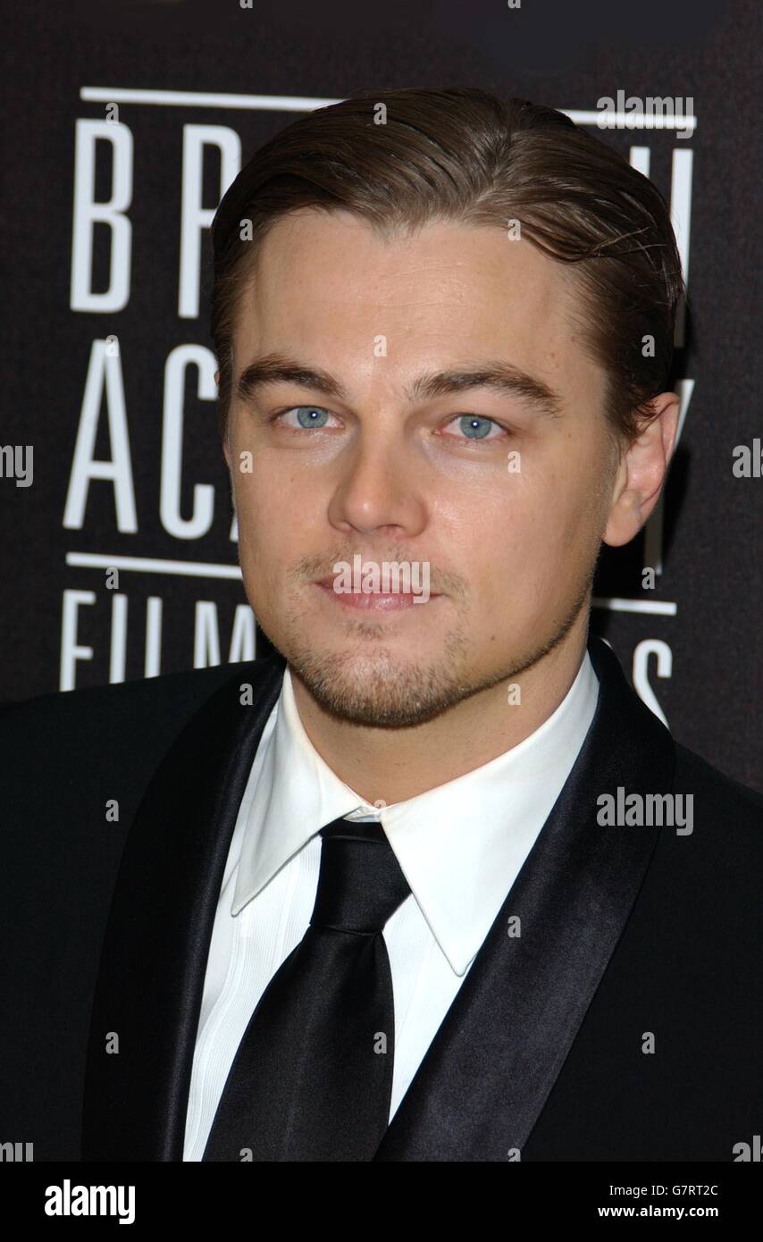 Orange British Academy Film Awards - Odeon - Leicester Square. Arriva Leonardo di Caprio. Foto Stock