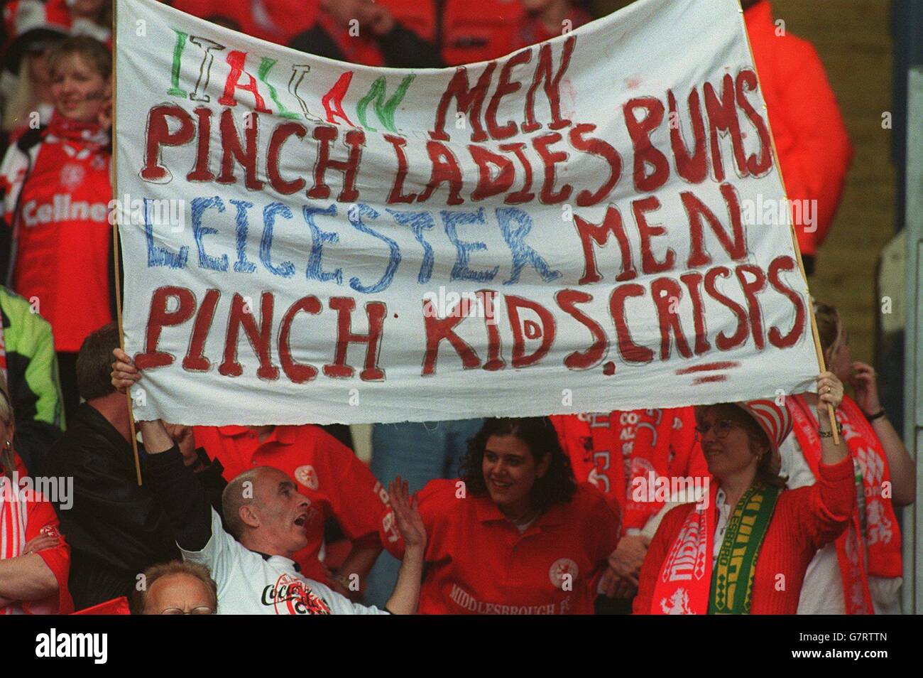 Calcio - Coca Cola Cup Final - Middlesbrough v Leicester City Foto Stock