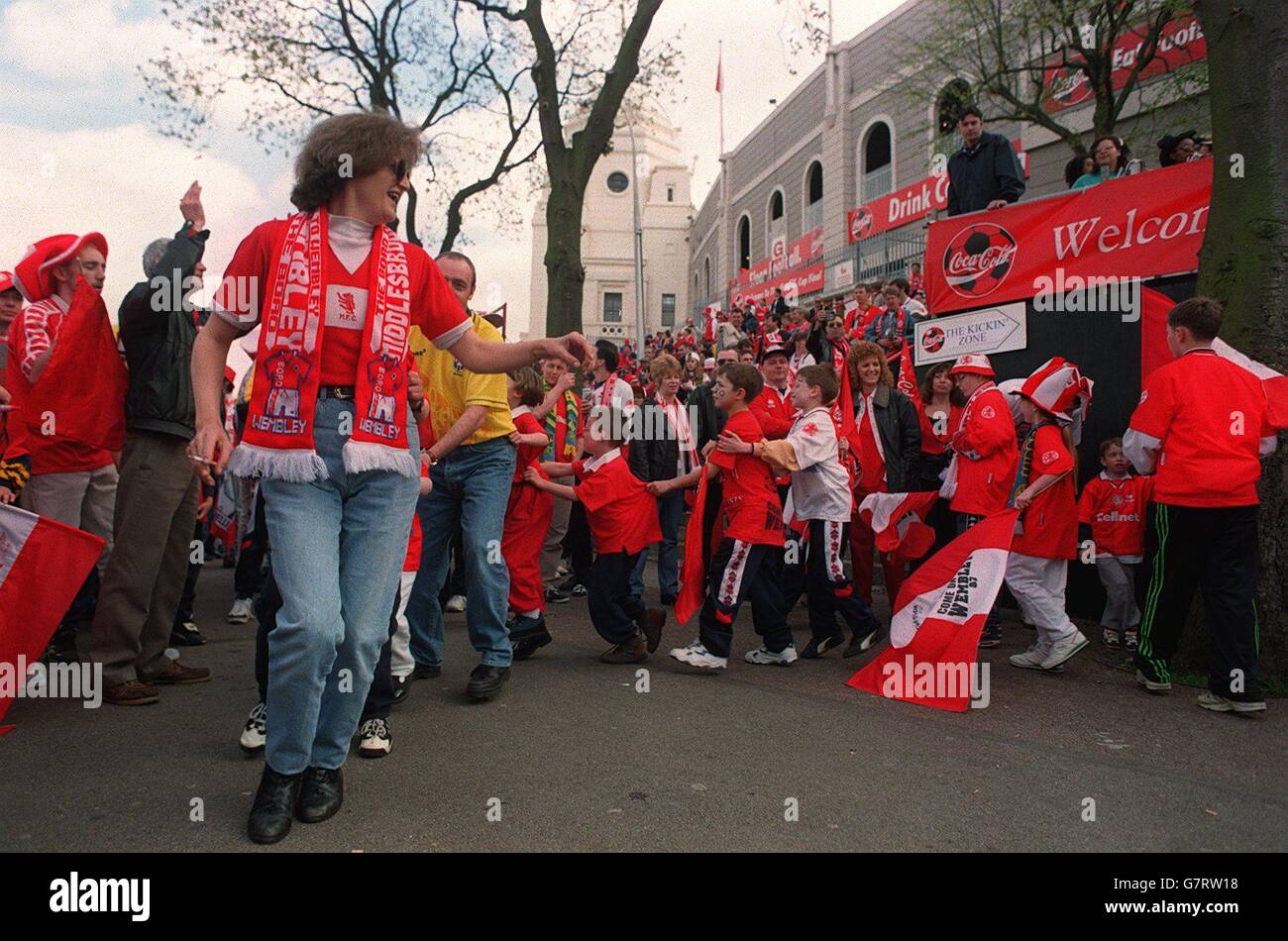Calcio - Coca Cola Cup Final - Middlesbrough v Leicester City Foto Stock